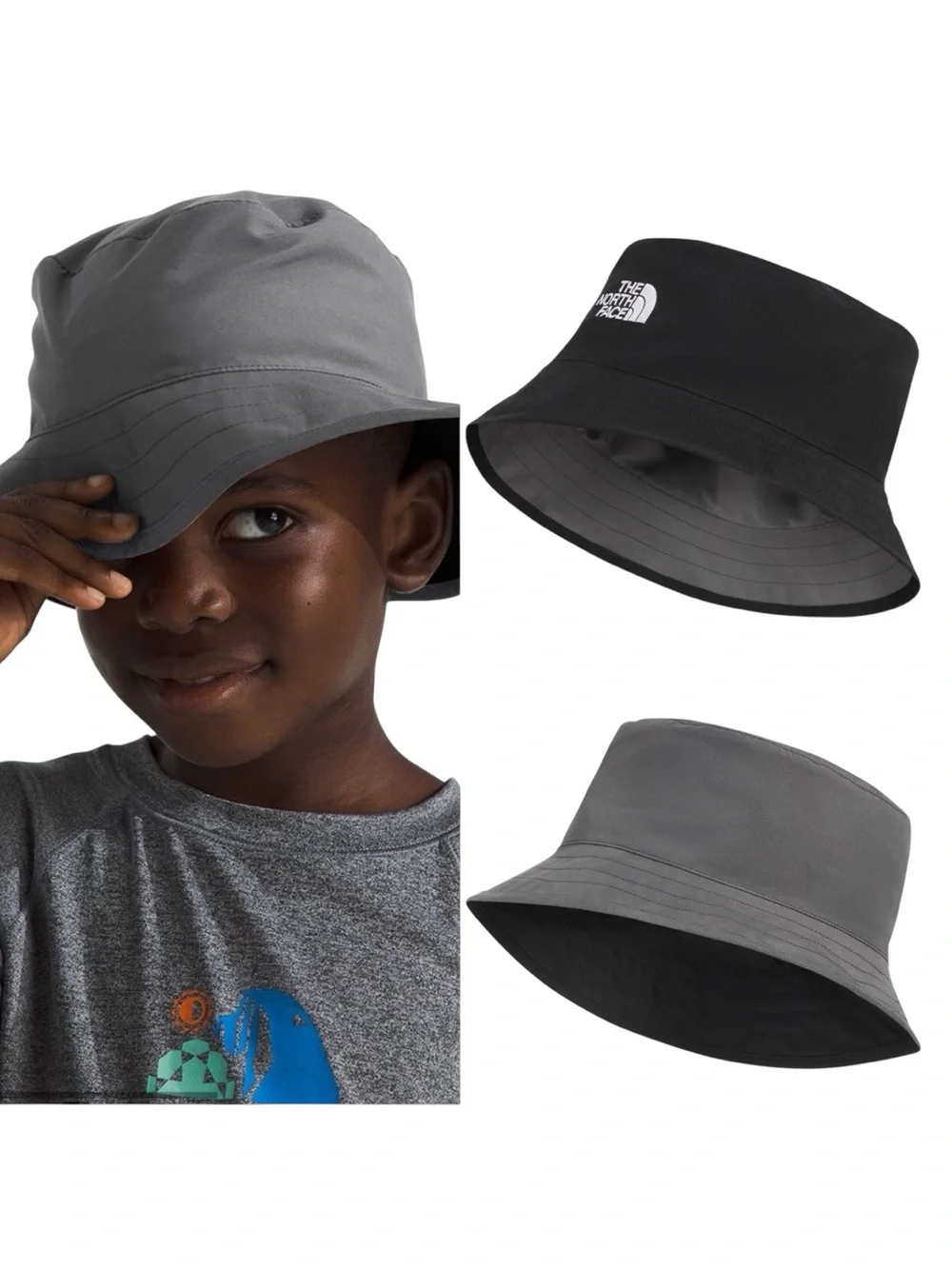 NORTH FACE reversible packable hat